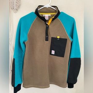 Women’s Topo Designs fleece snap pullover
